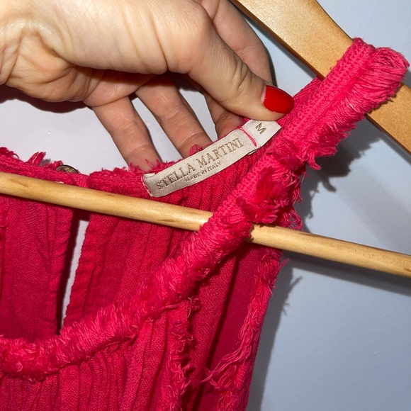 Stella Martini linen maxi dress size M - Picture 4 of 8